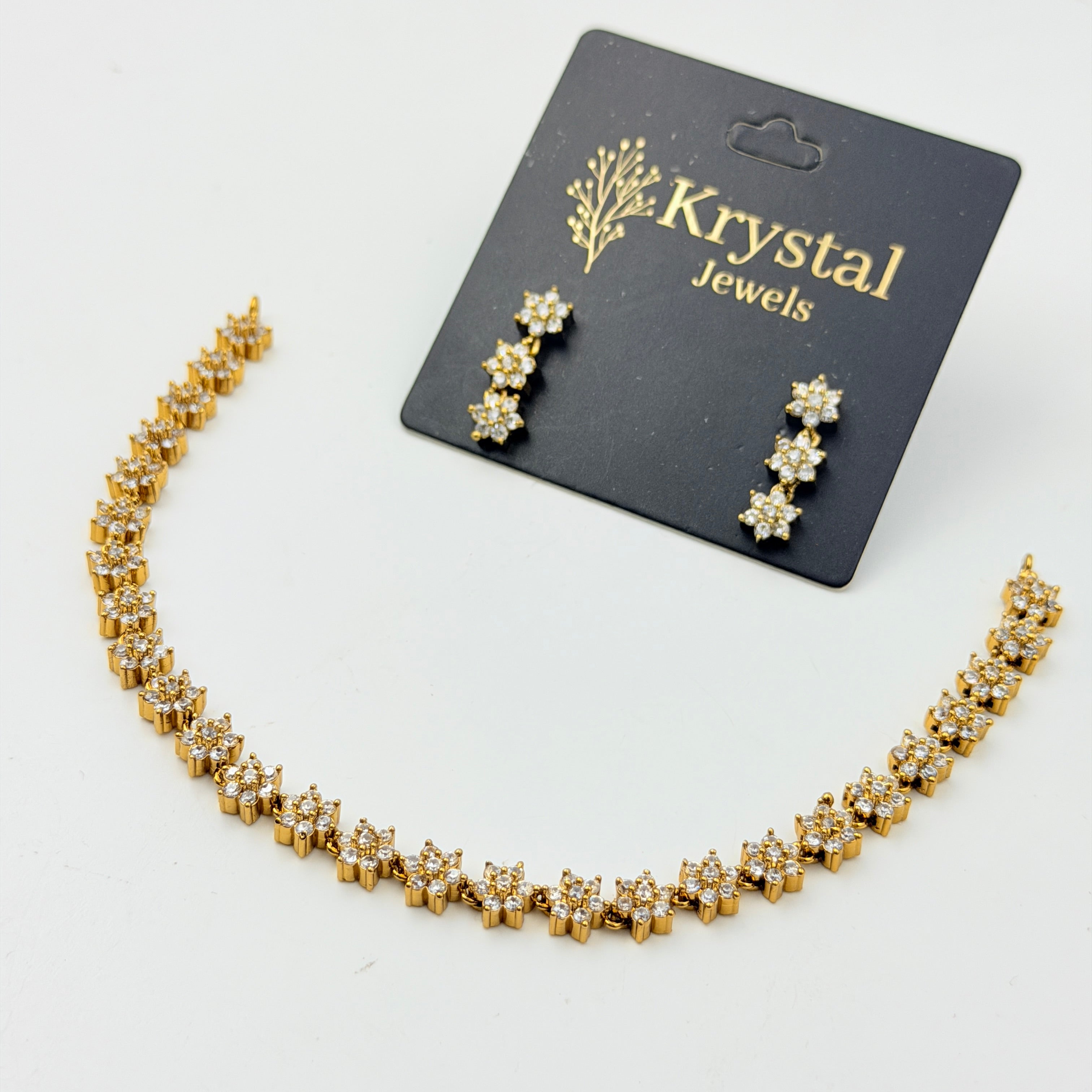 Elegant Floral Necklace Set