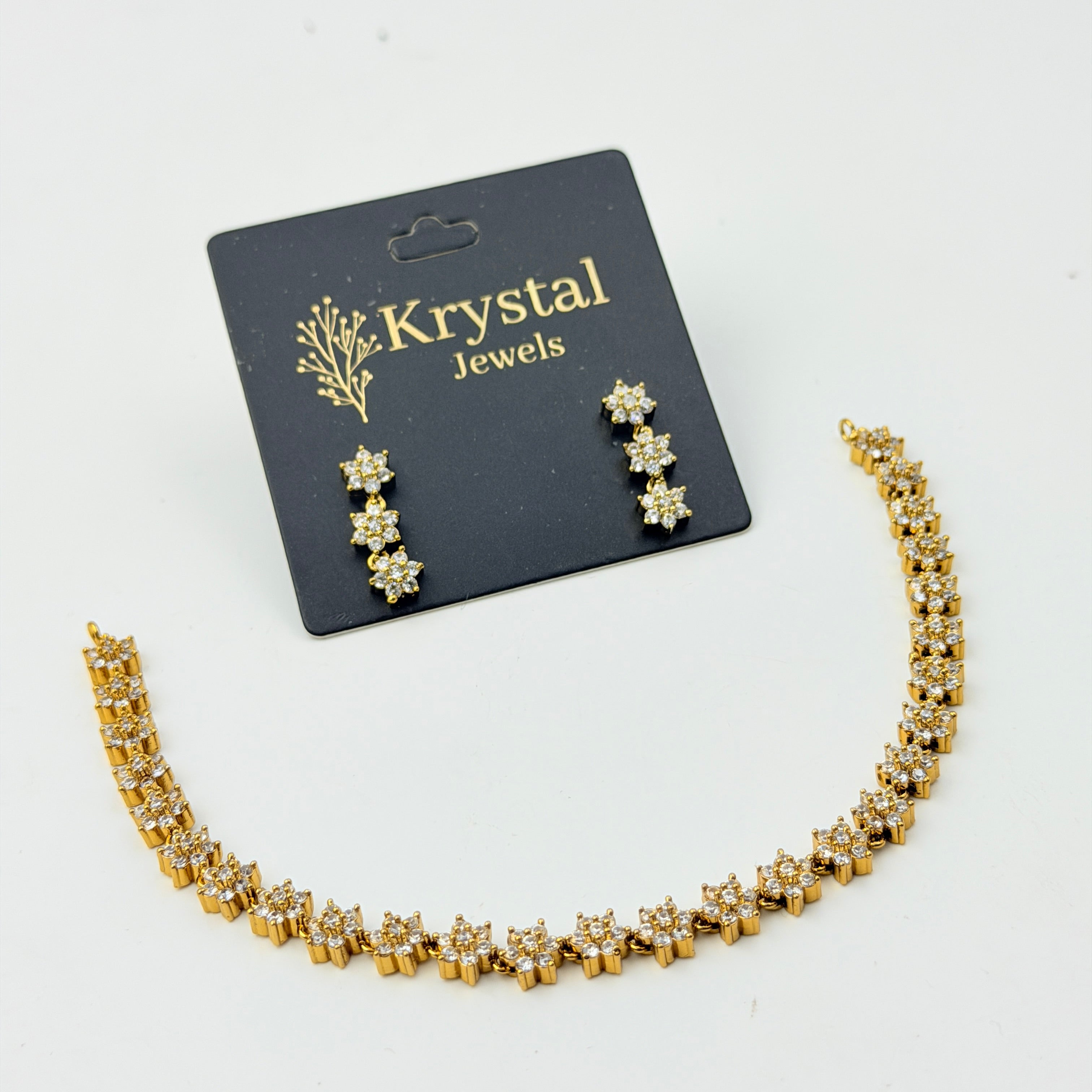 Elegant Floral Necklace Set