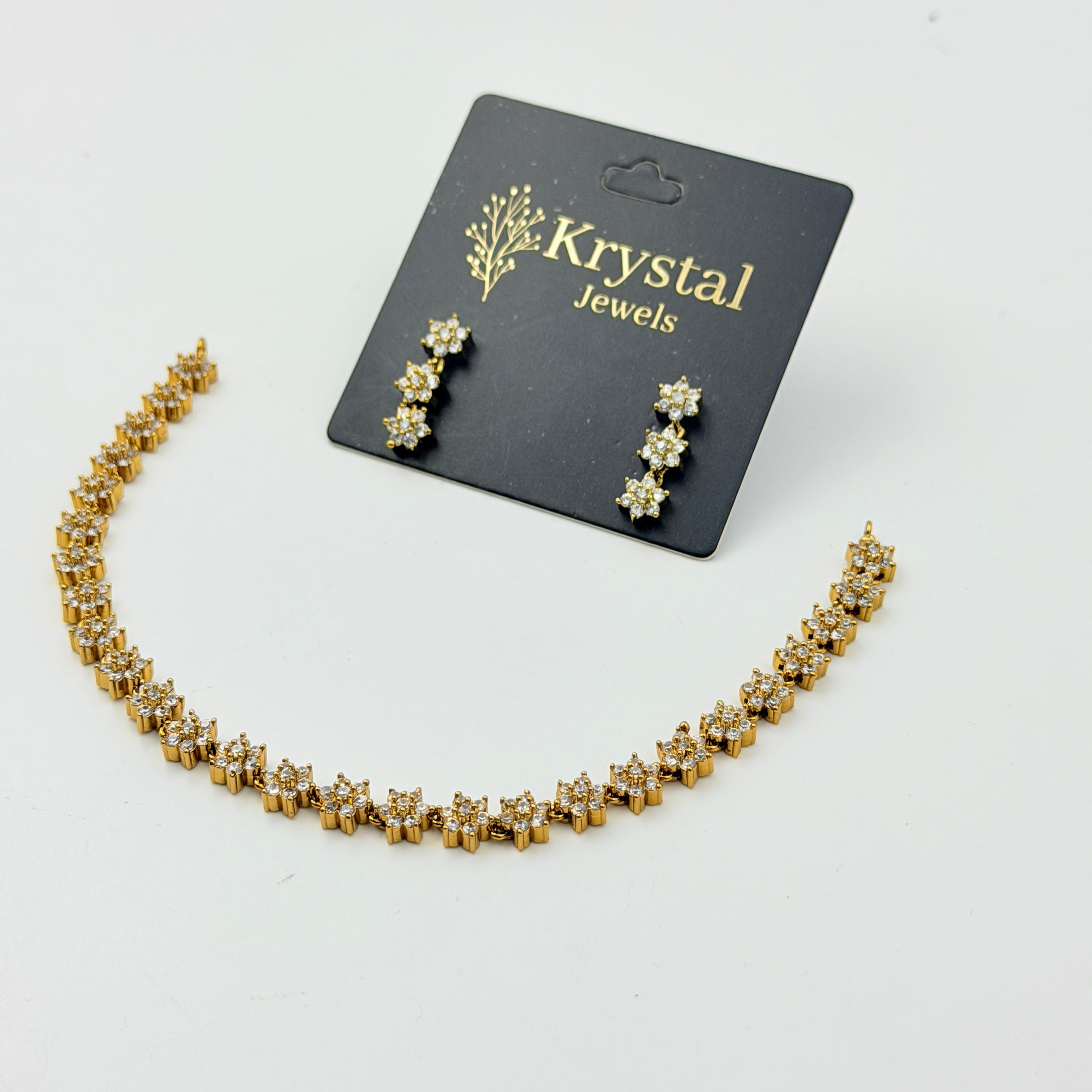 Elegant Floral Necklace Set