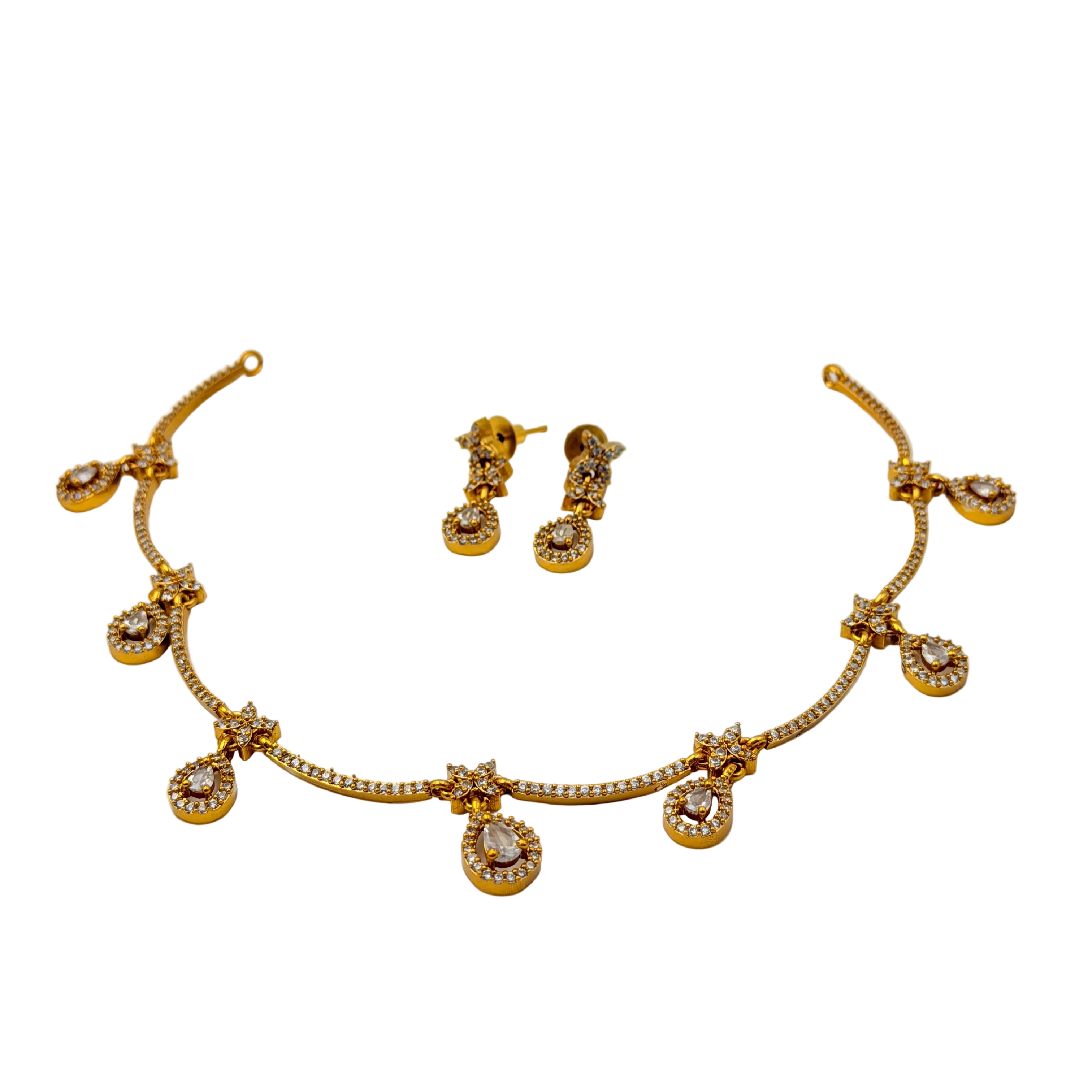 Elegant Teardrop Necklace Set