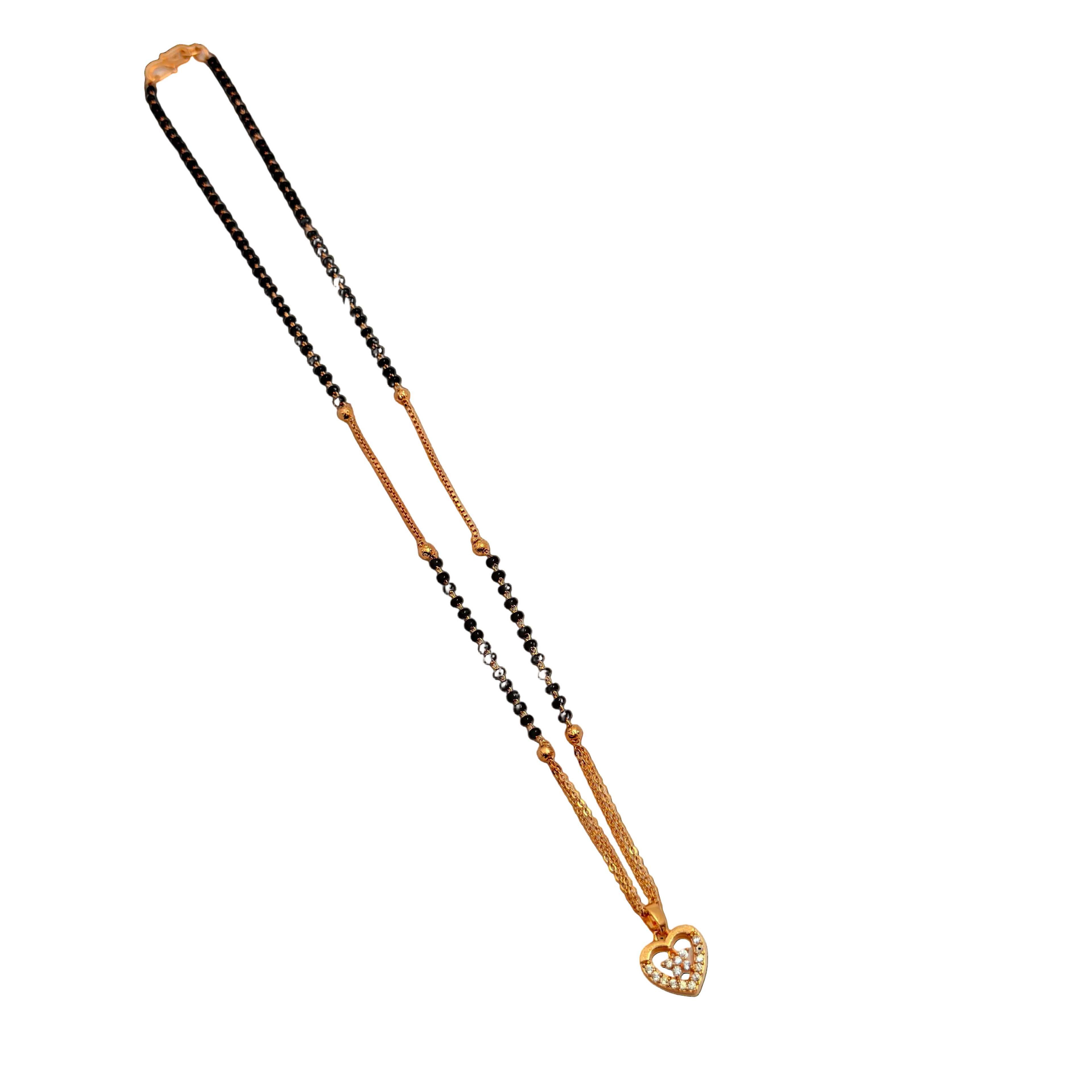 Elegant Heart Mangalsutra Necklace