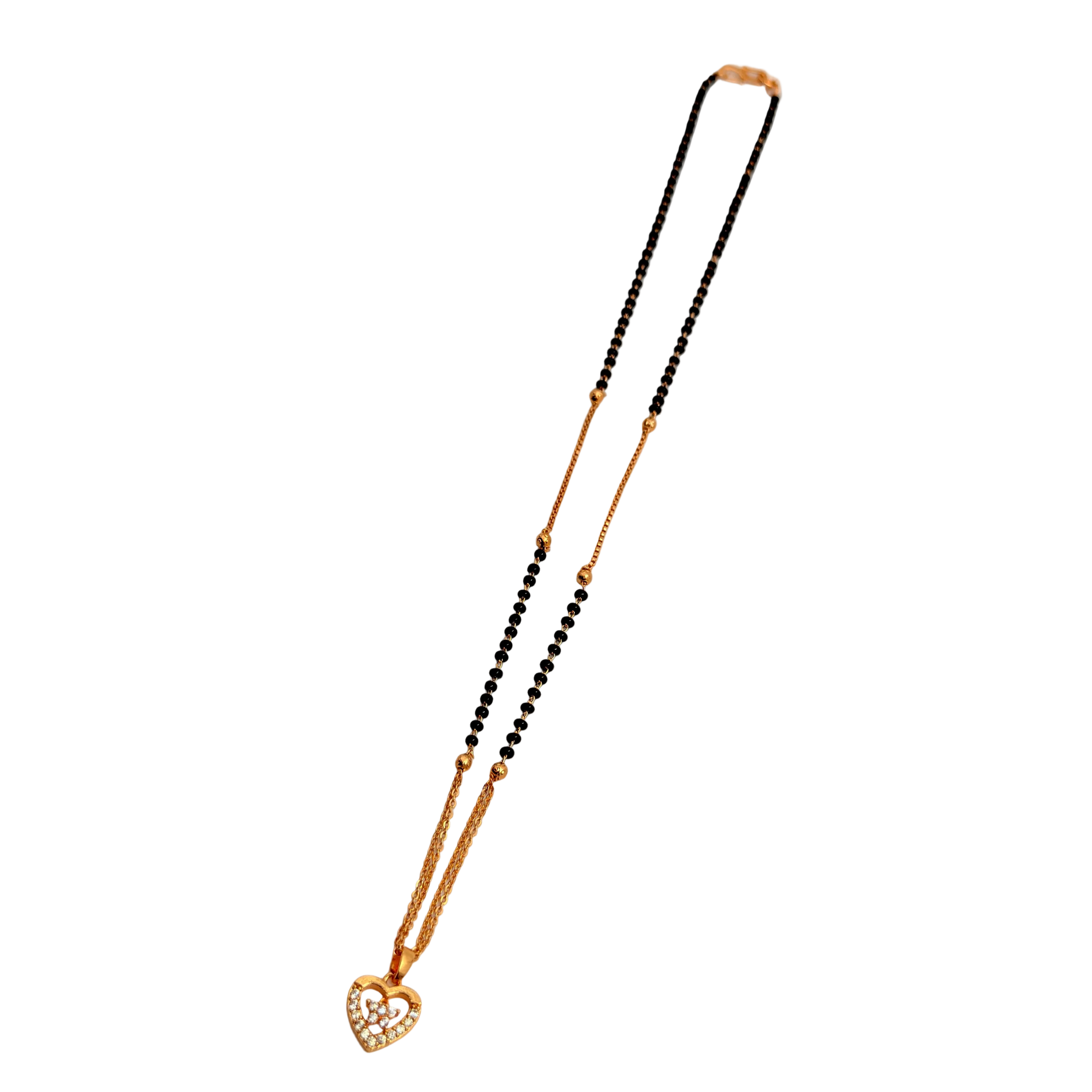 Elegant Heart Mangalsutra Necklace