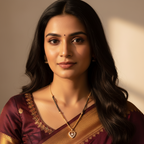 Elegant Heart Mangalsutra Necklace