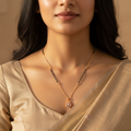 Graceful Teardrop Mangalsutra Necklace
