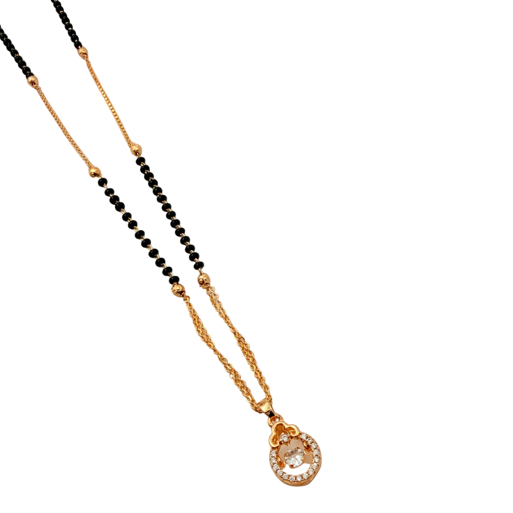 Graceful Teardrop Mangalsutra Necklace