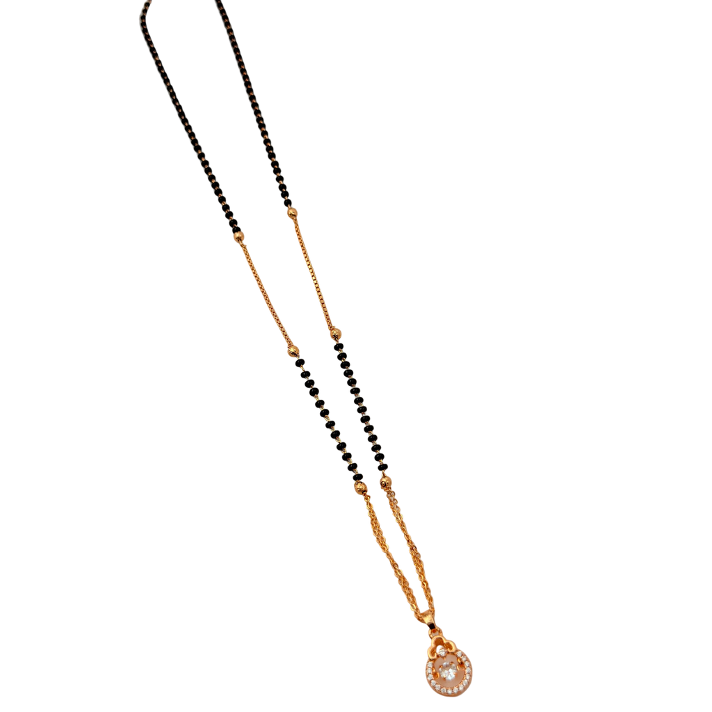 Graceful Teardrop Mangalsutra Necklace