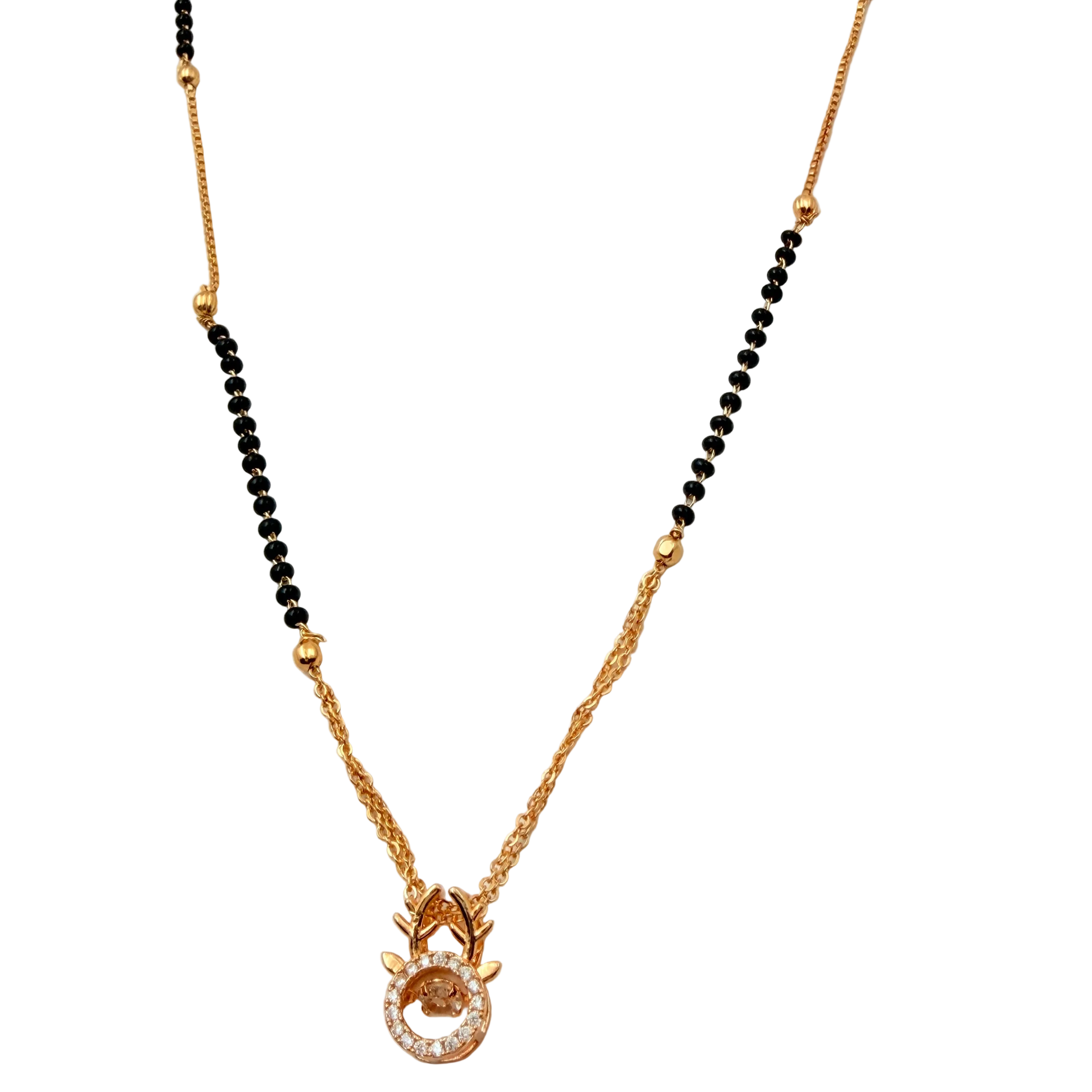 Charming Deer Mangalsutra Necklace