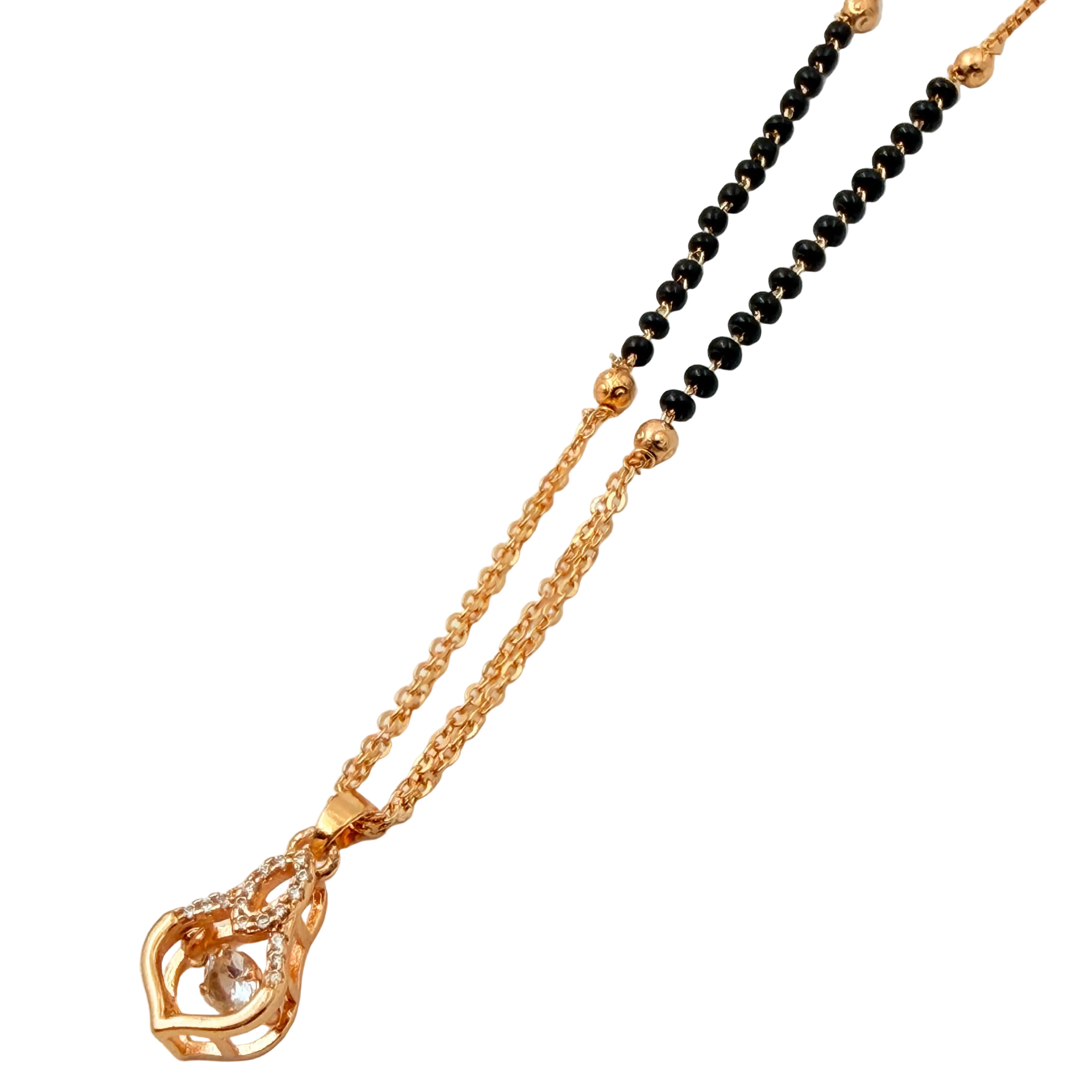 Elegant Sparkle Mangalsutra Necklace