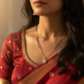Delicate Butterfly Mangalsutra Necklace