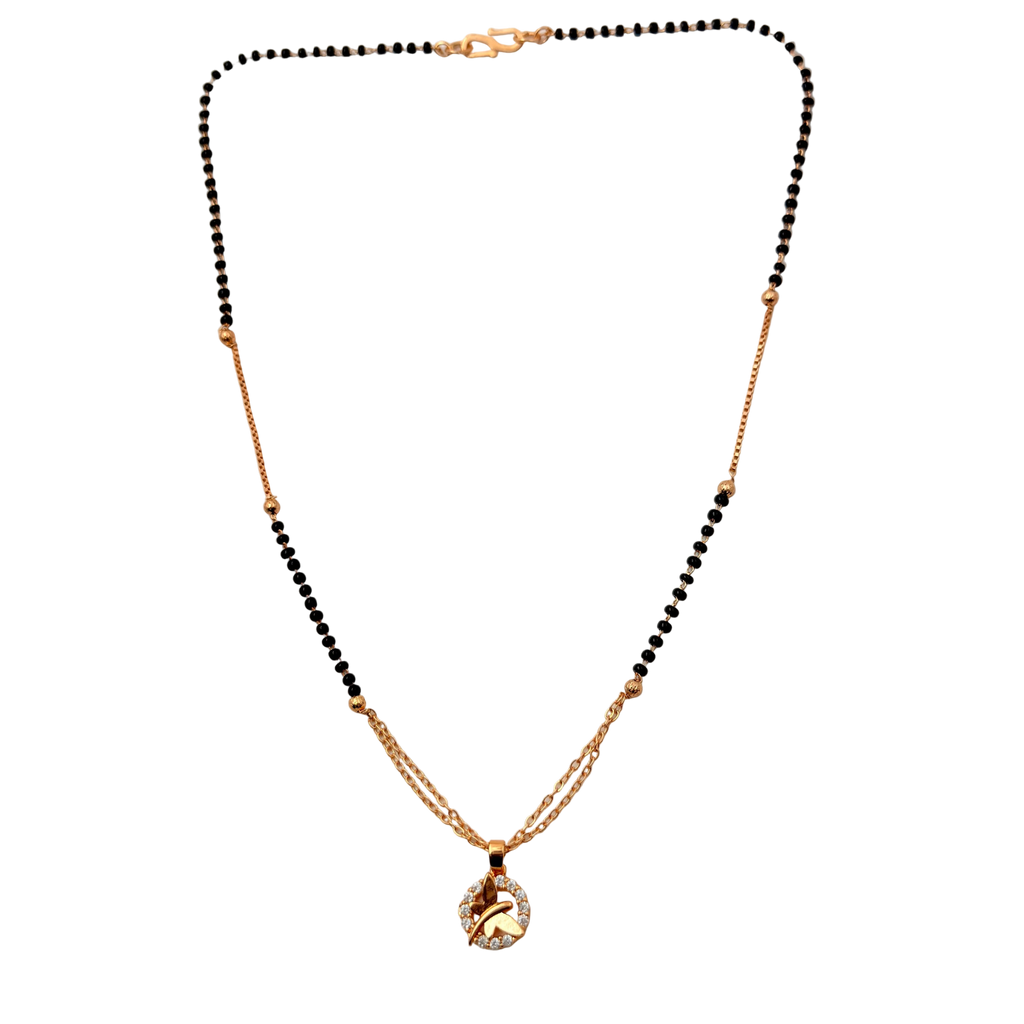 Delicate Butterfly Mangalsutra Necklace