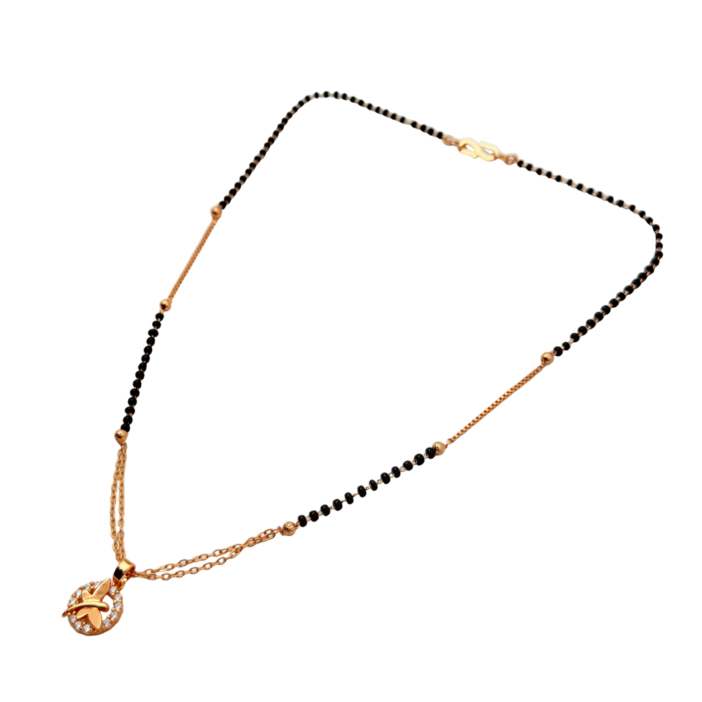 Delicate Butterfly Mangalsutra Necklace