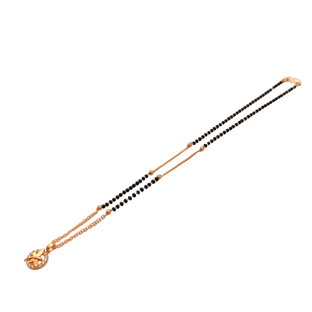 Delicate Butterfly Mangalsutra Necklace