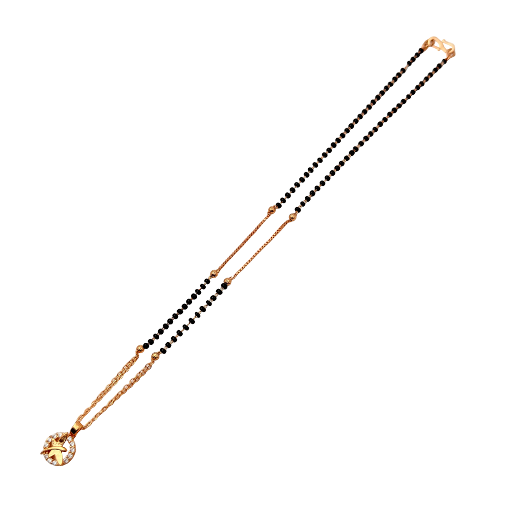 Delicate Butterfly Mangalsutra Necklace