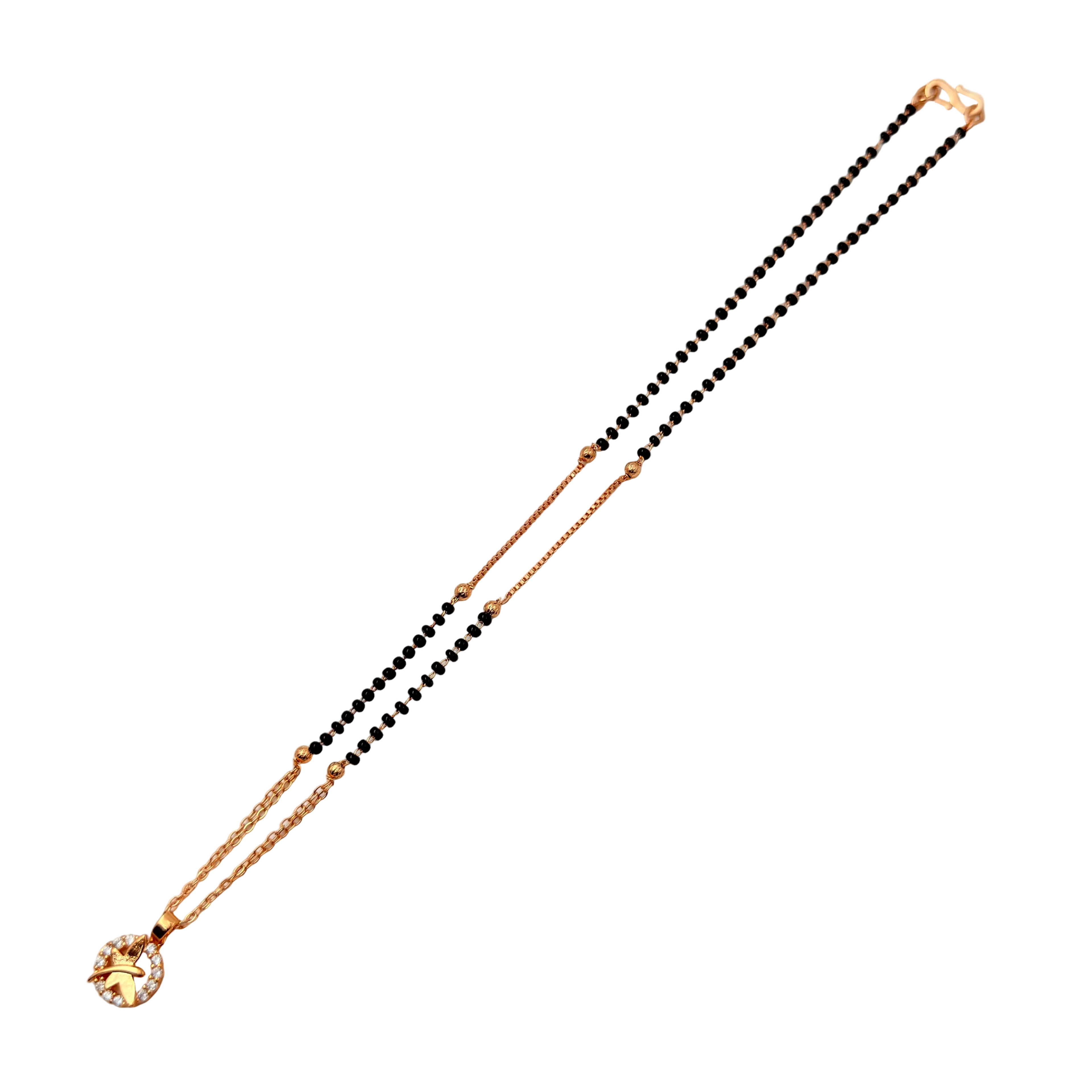 Delicate Butterfly Mangalsutra Necklace