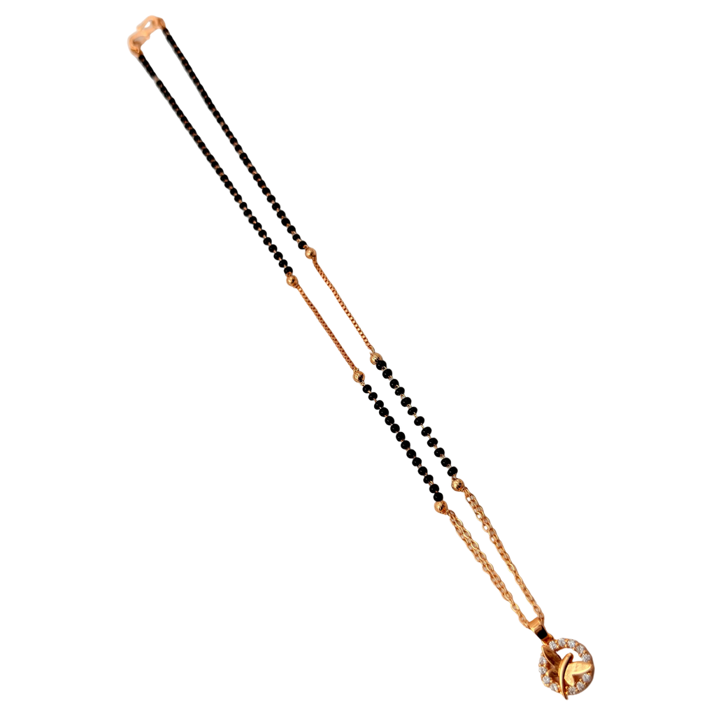 Delicate Butterfly Mangalsutra Necklace