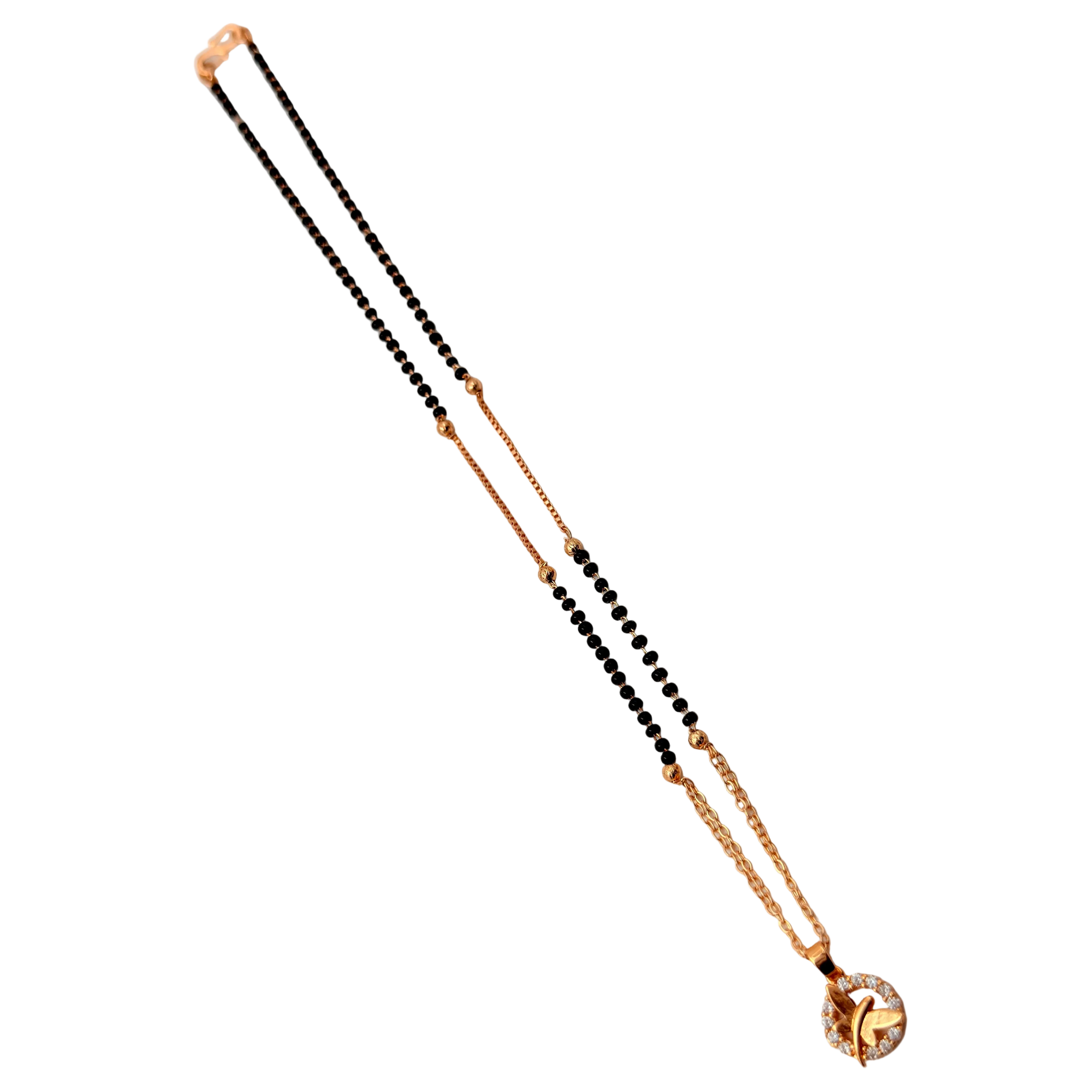 Delicate Butterfly Mangalsutra Necklace