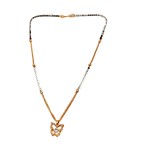 Sparkling Butterfly Mangalsutra Necklace