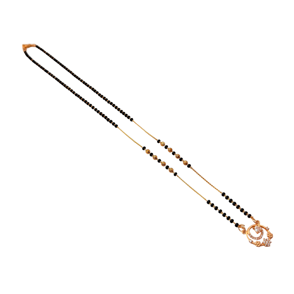 Elegant Floral Mangalsutra Necklace