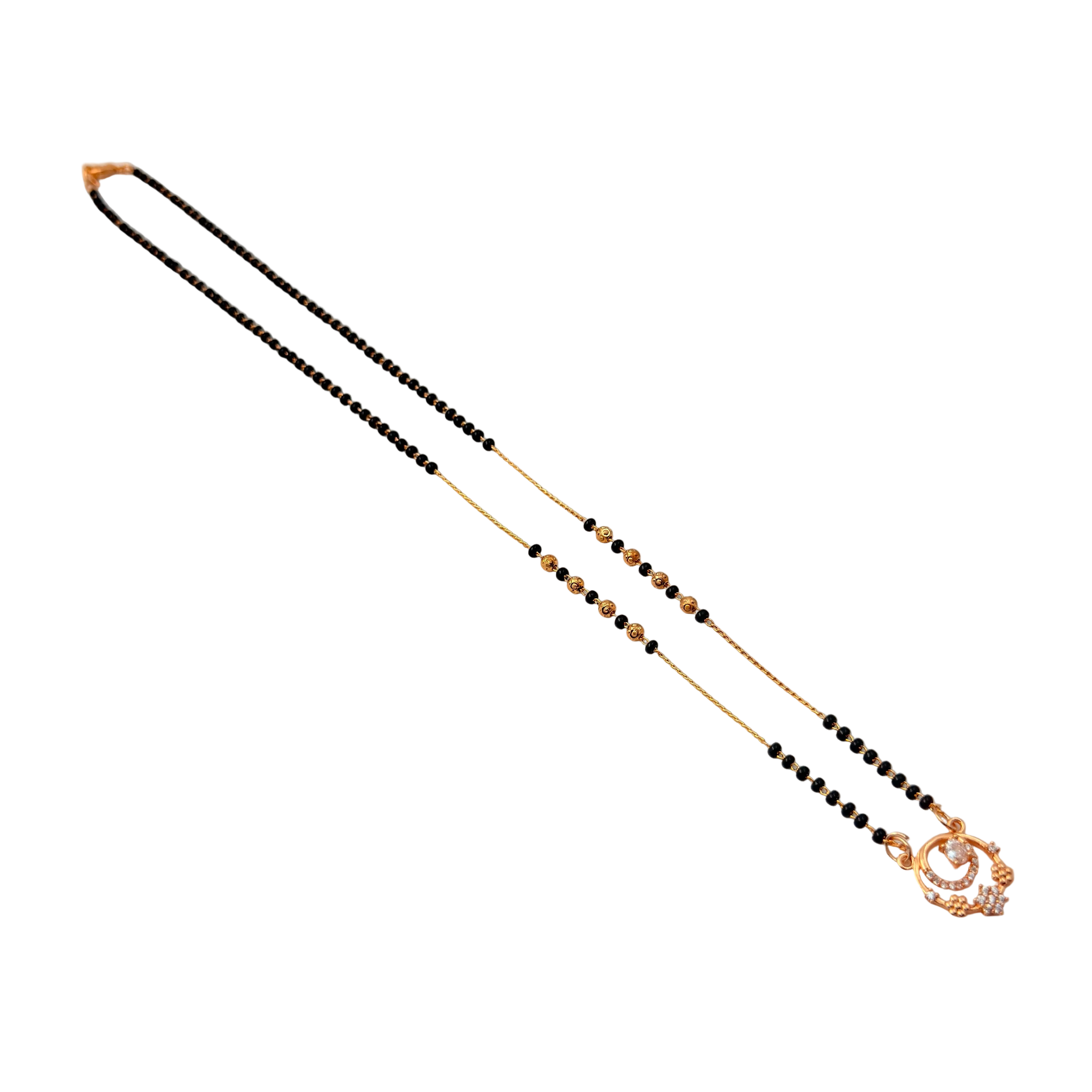 Elegant Floral Mangalsutra Necklace