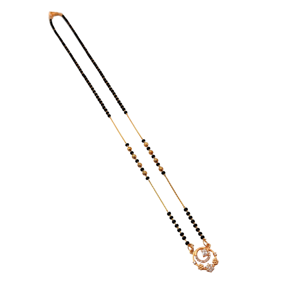 Elegant Floral Mangalsutra Necklace