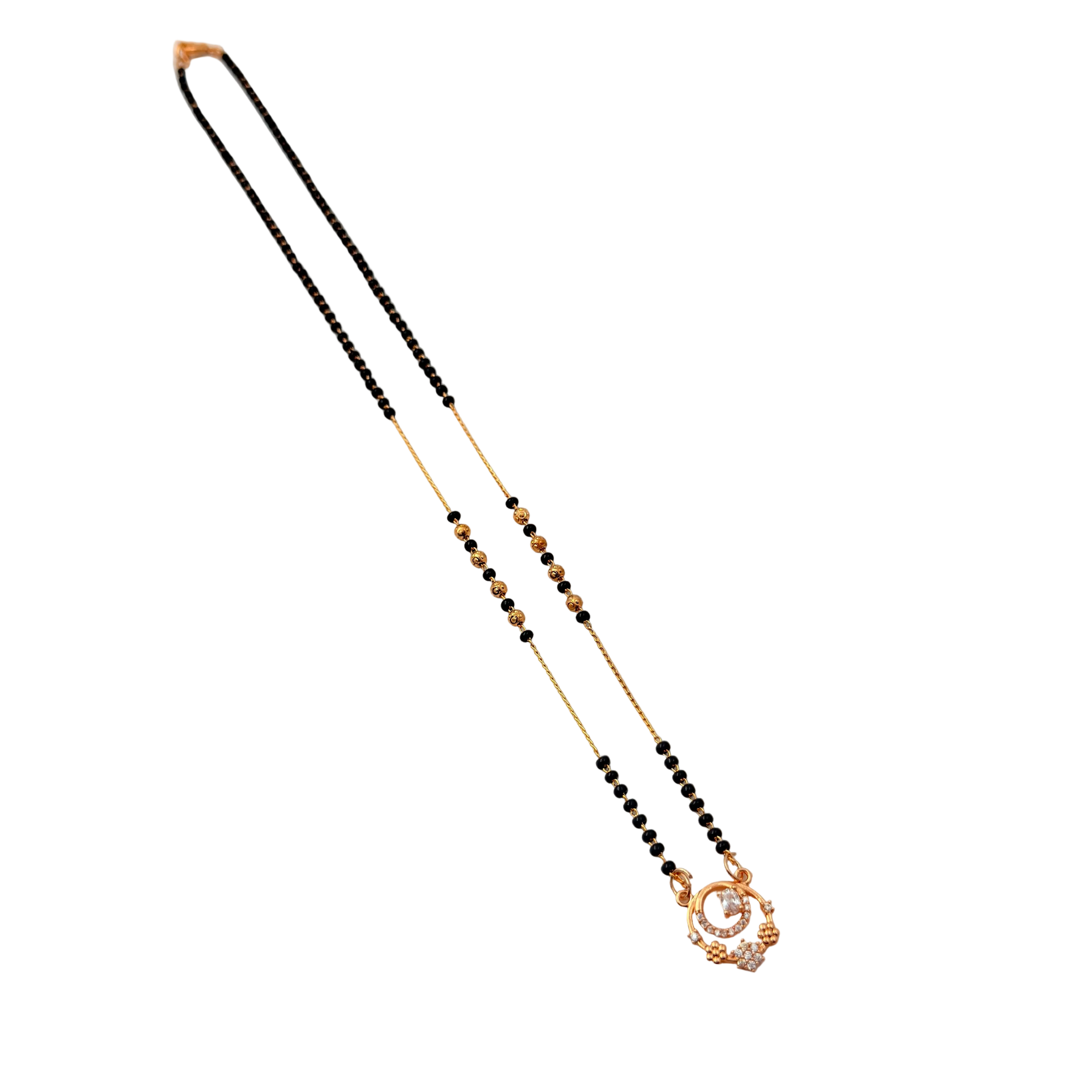 Elegant Floral Mangalsutra Necklace