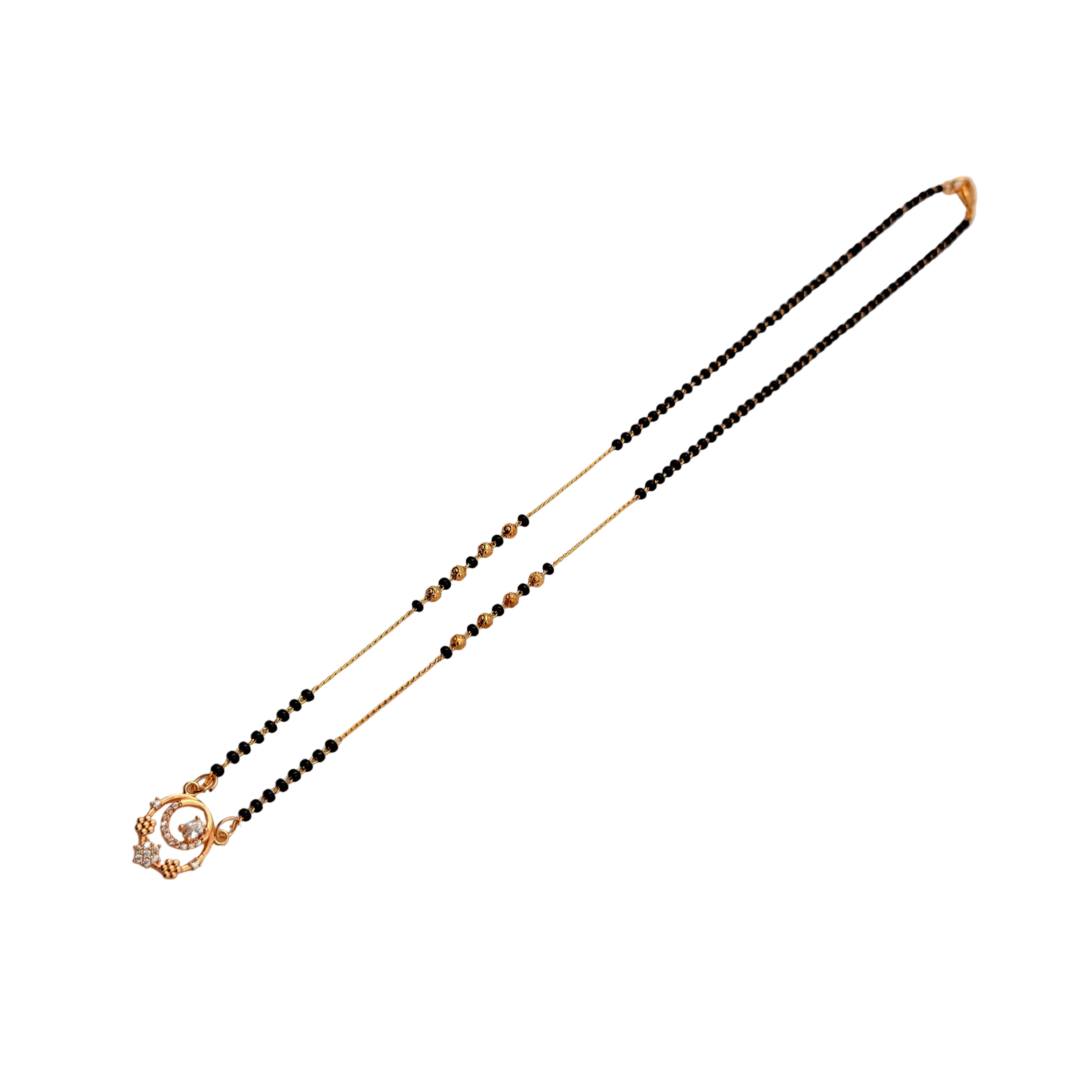 Elegant Floral Mangalsutra Necklace