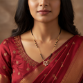 Elegant Floral Mangalsutra Necklace