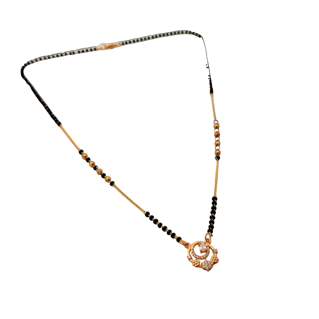 Elegant Floral Mangalsutra Necklace