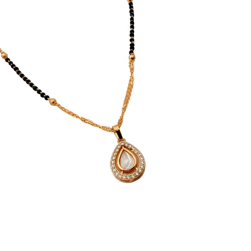 Radiant Pearl Mangalsutra Necklace