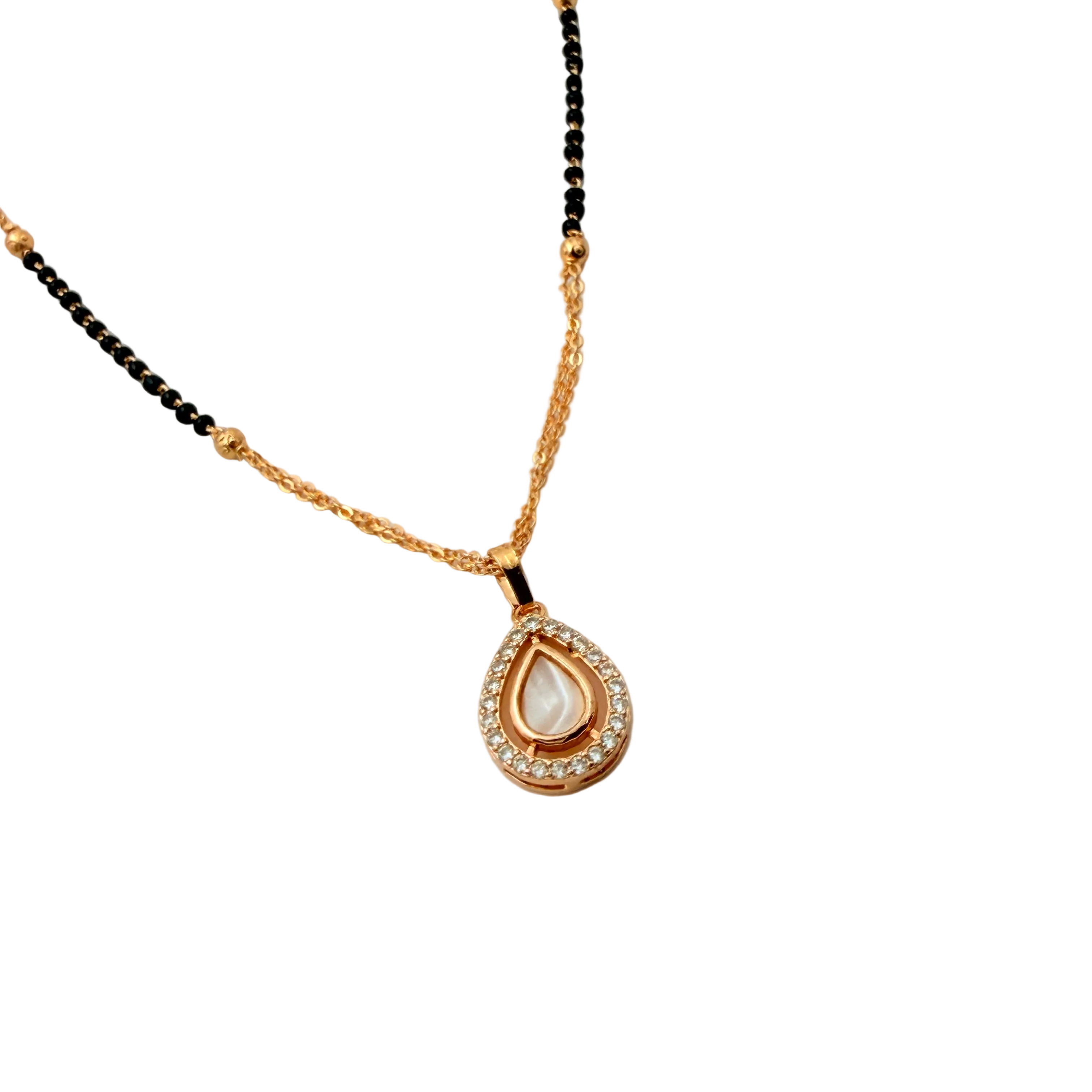Radiant Pearl Mangalsutra Necklace