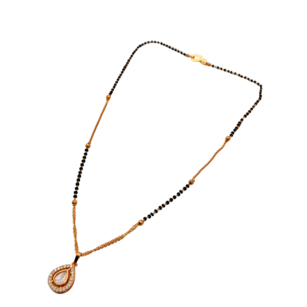 Radiant Pearl Mangalsutra Necklace
