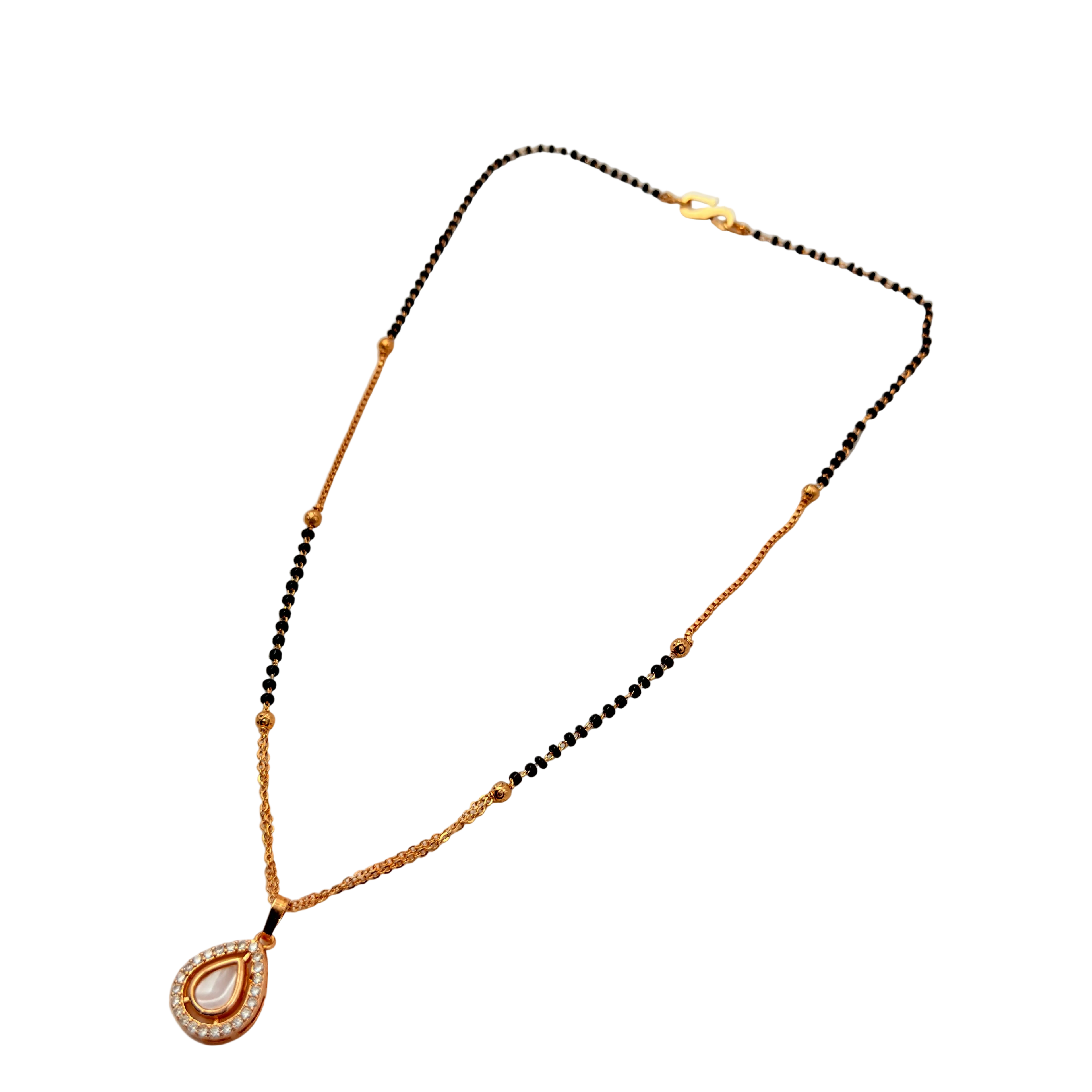 Radiant Pearl Mangalsutra Necklace