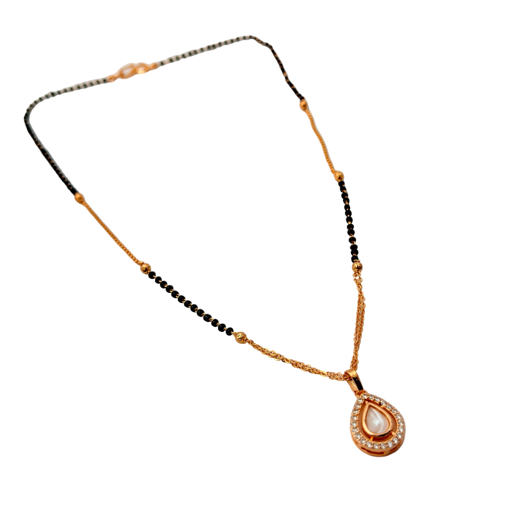 Radiant Pearl Mangalsutra Necklace