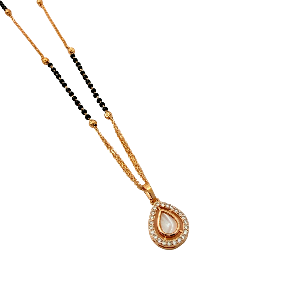 Radiant Pearl Mangalsutra Necklace