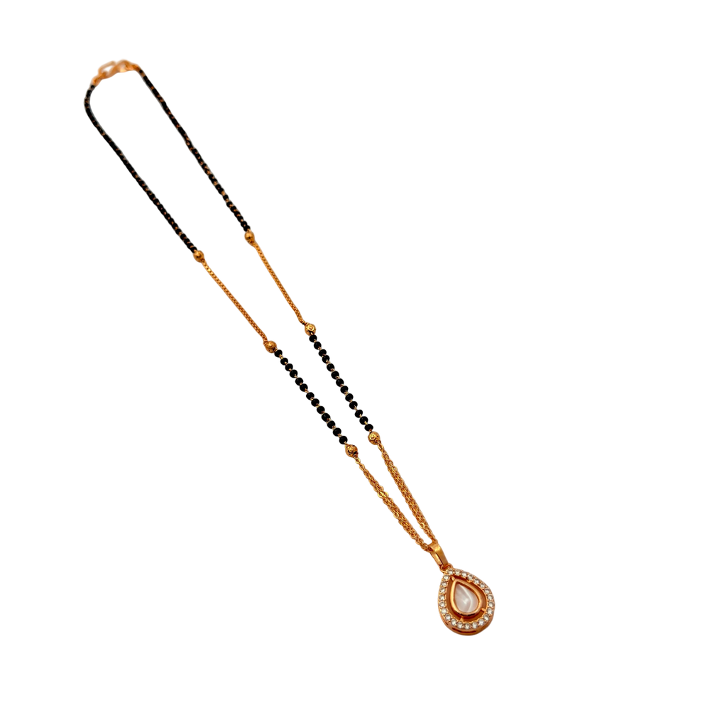 Radiant Pearl Mangalsutra Necklace