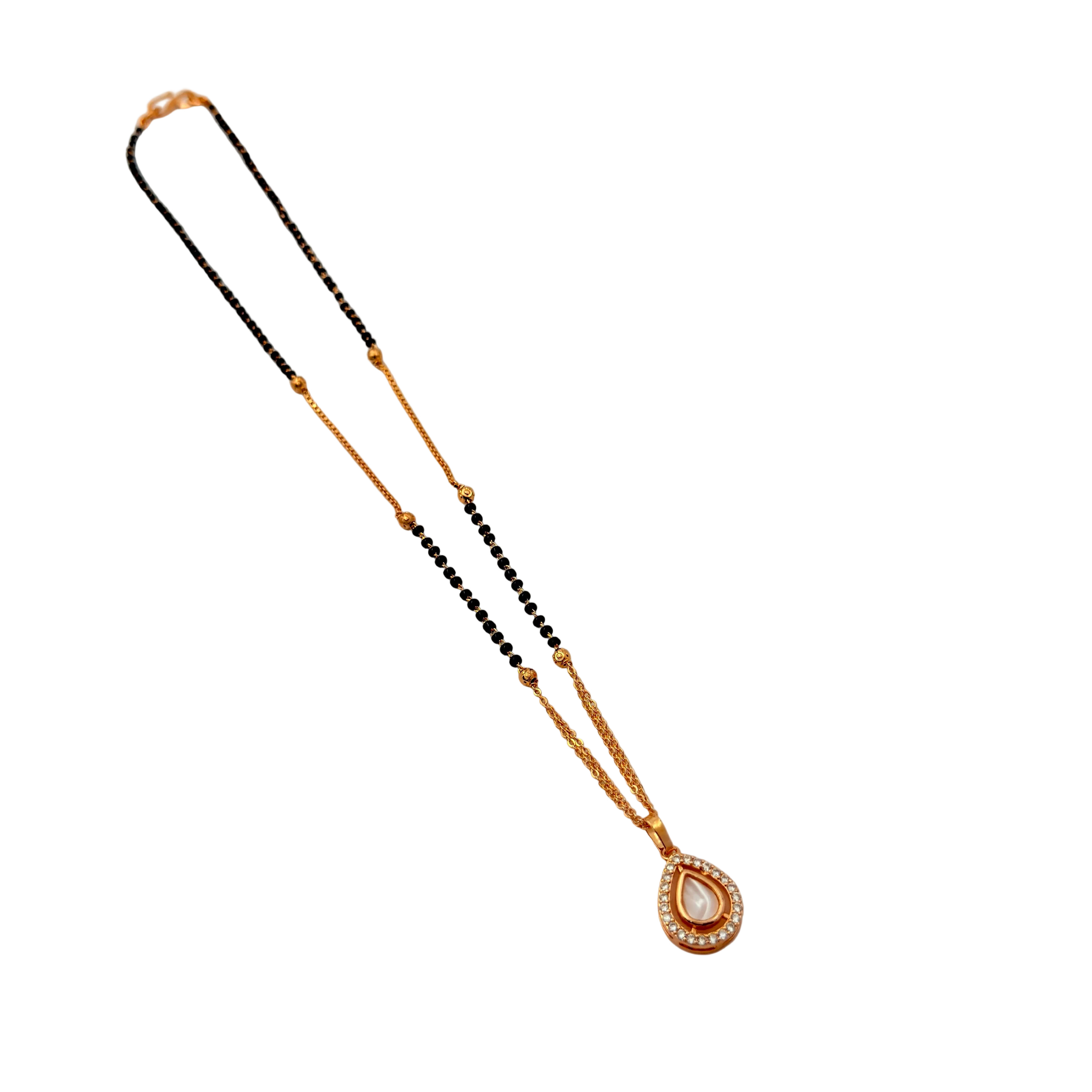 Radiant Pearl Mangalsutra Necklace