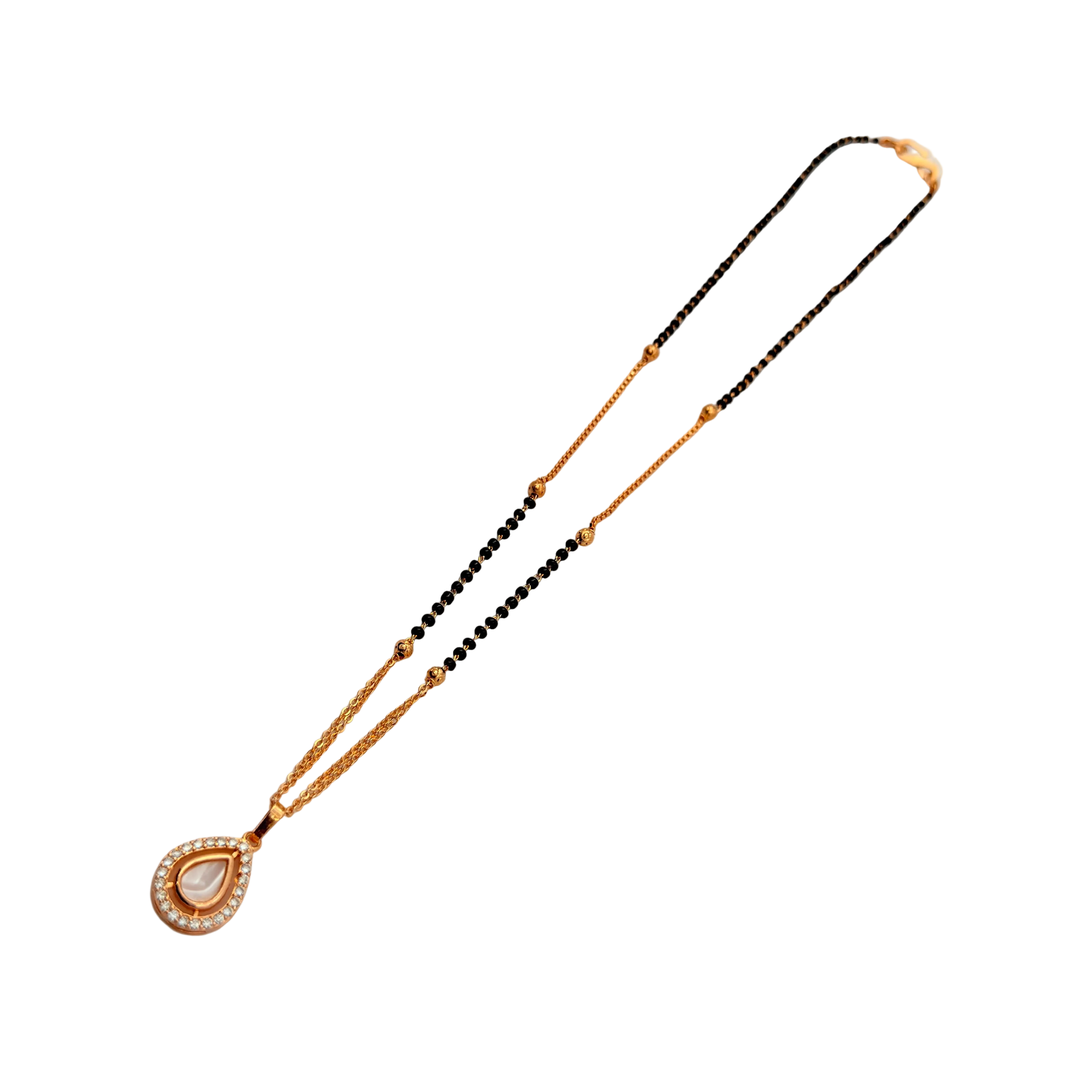 Radiant Pearl Mangalsutra Necklace