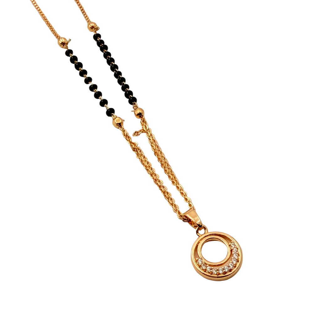 Radiant Circle Mangalsutra Necklace