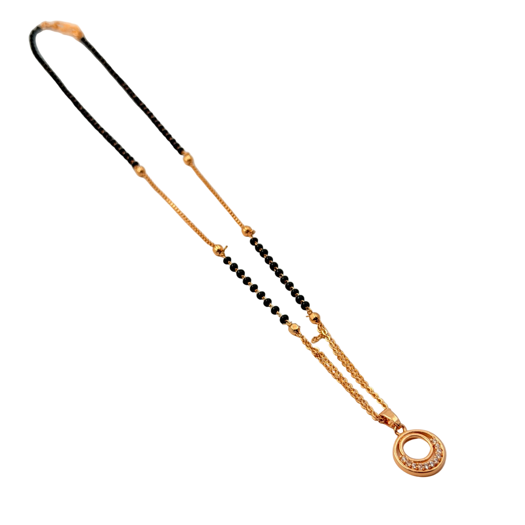 Radiant Circle Mangalsutra Necklace
