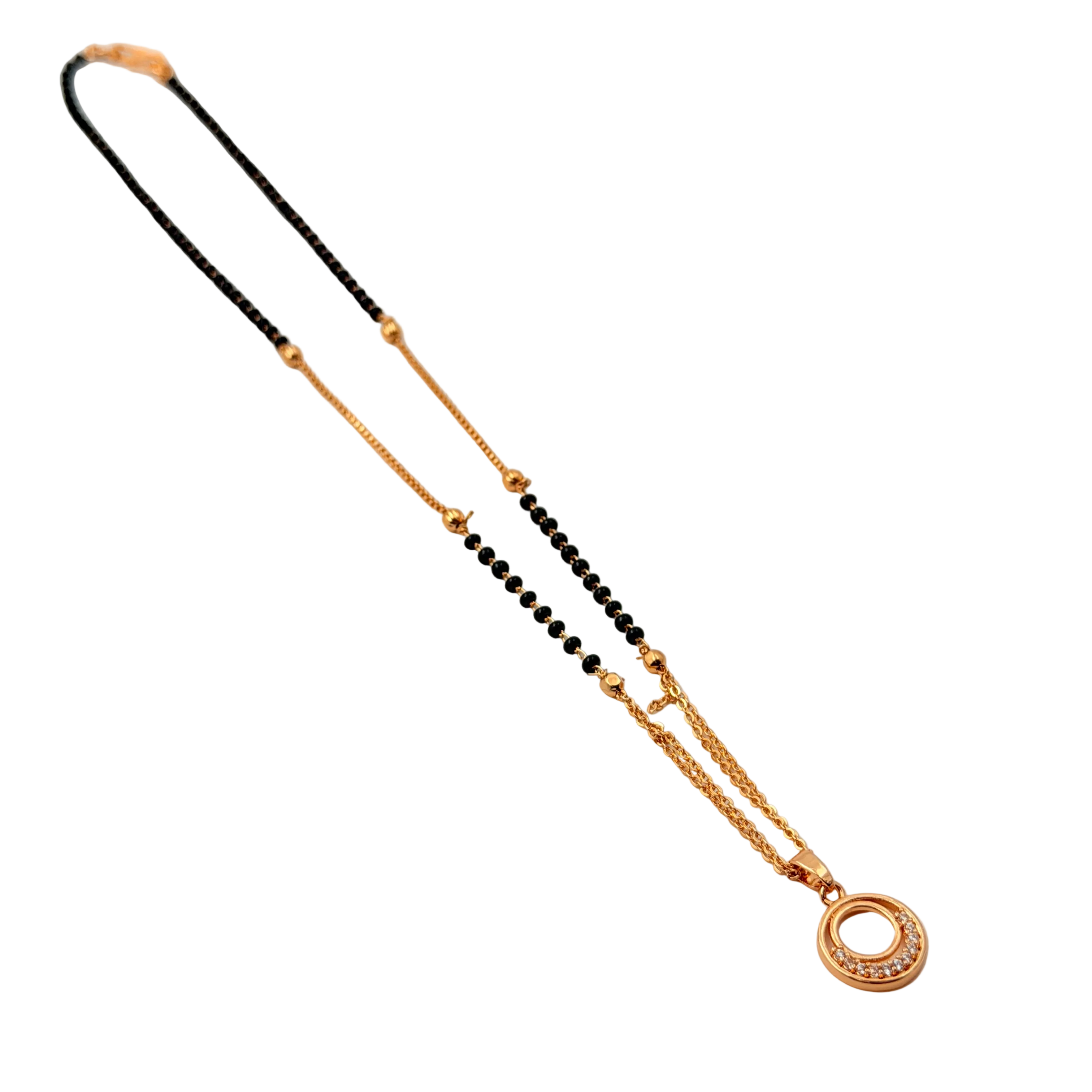 Radiant Circle Mangalsutra Necklace