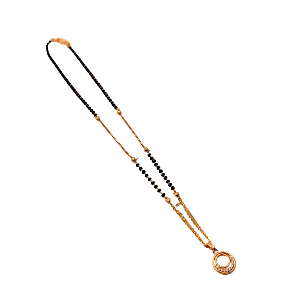 Radiant Circle Mangalsutra Necklace