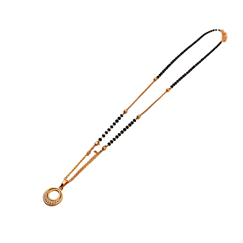 Radiant Circle Mangalsutra Necklace