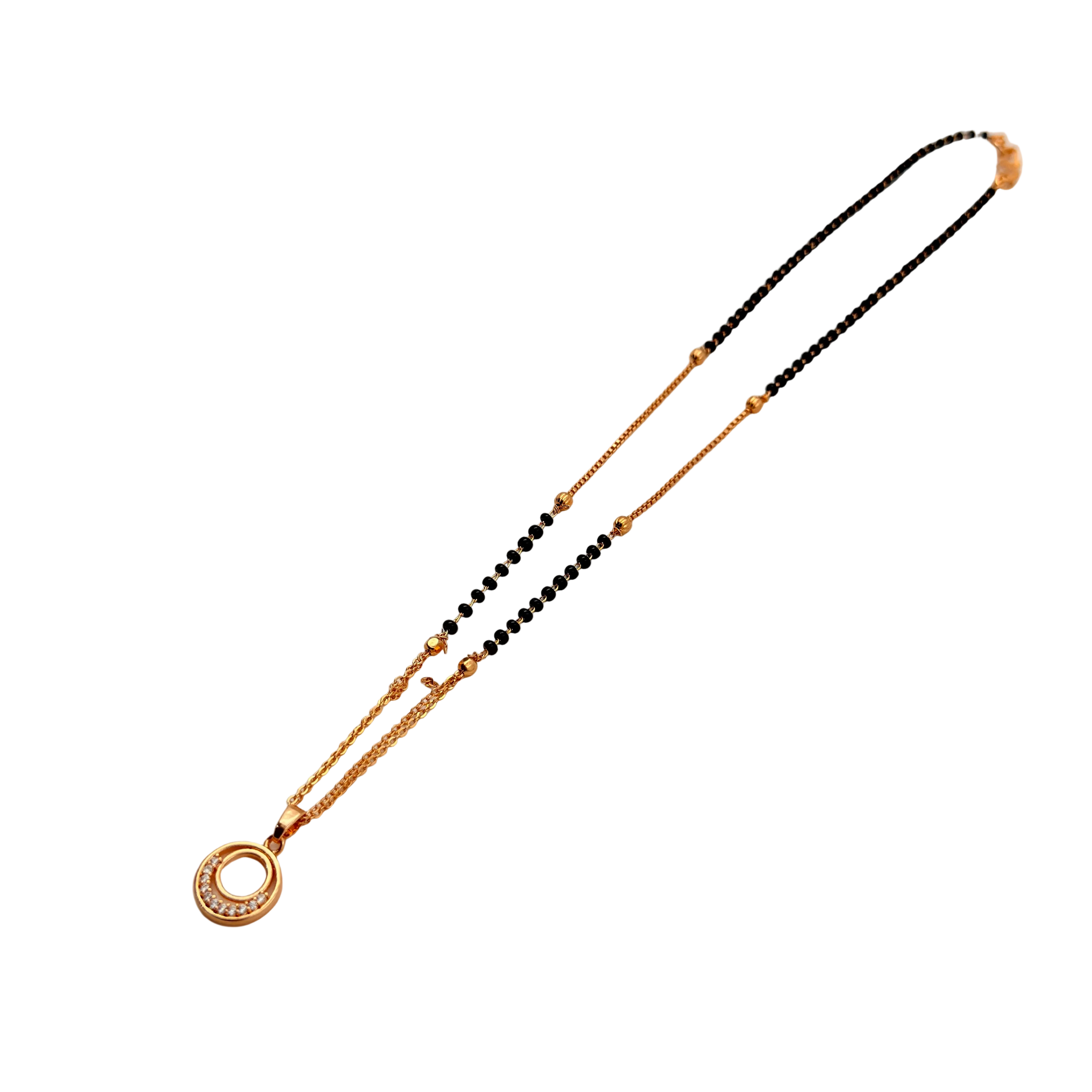 Radiant Circle Mangalsutra Necklace