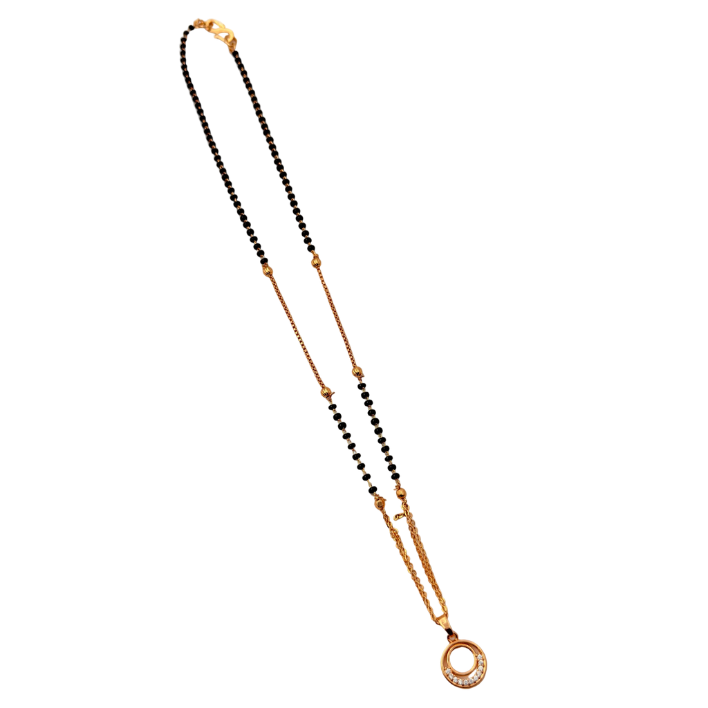 Radiant Circle Mangalsutra Necklace