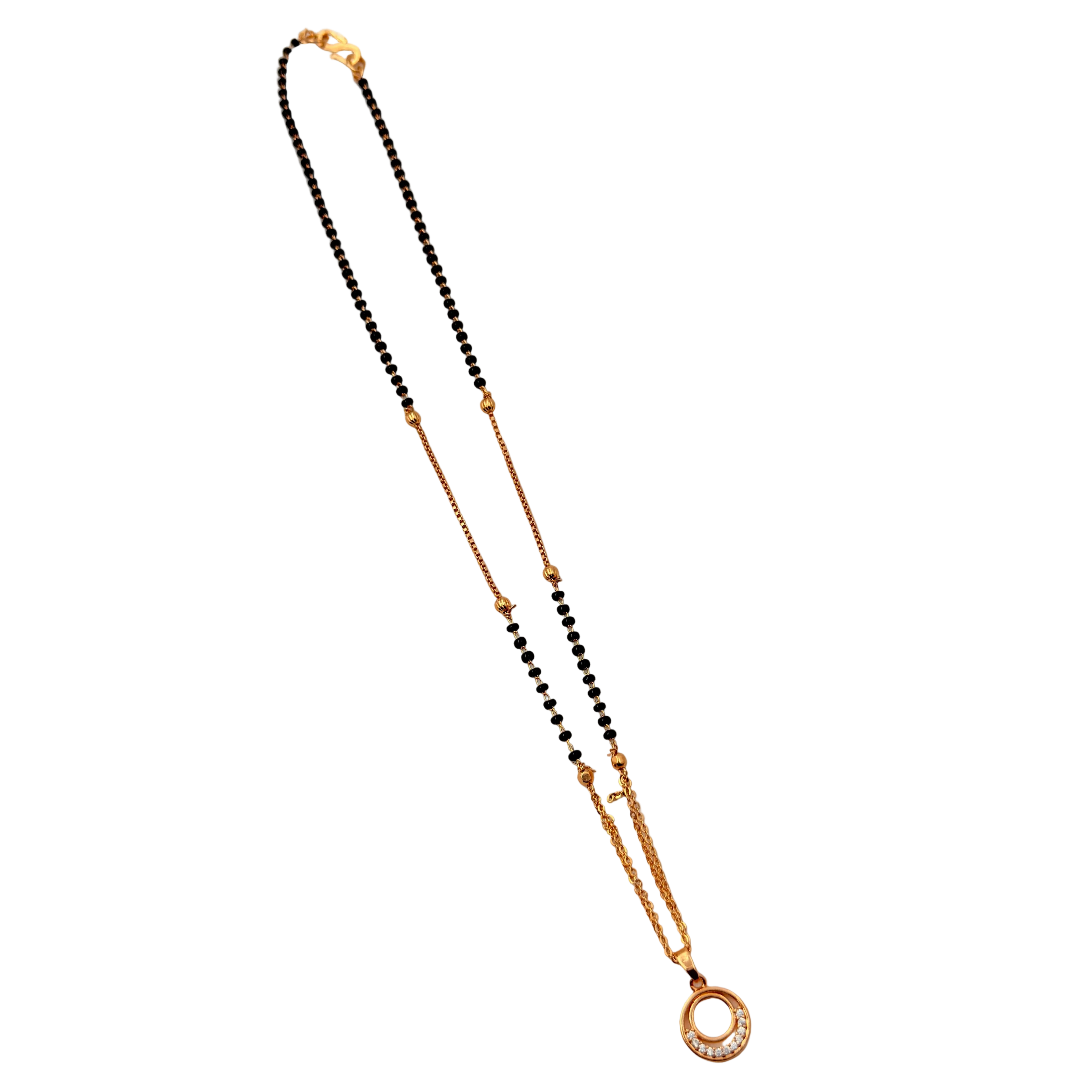 Radiant Circle Mangalsutra Necklace