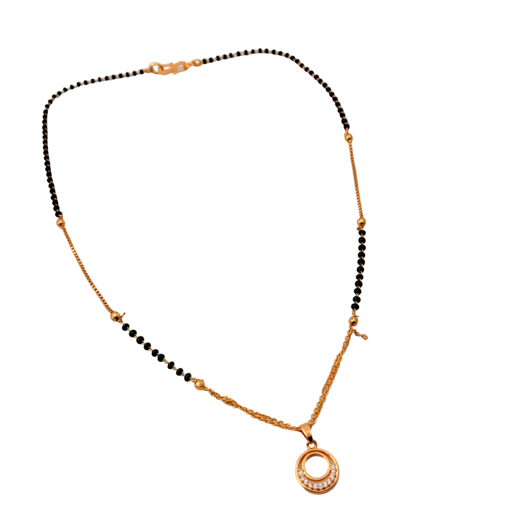 Radiant Circle Mangalsutra Necklace