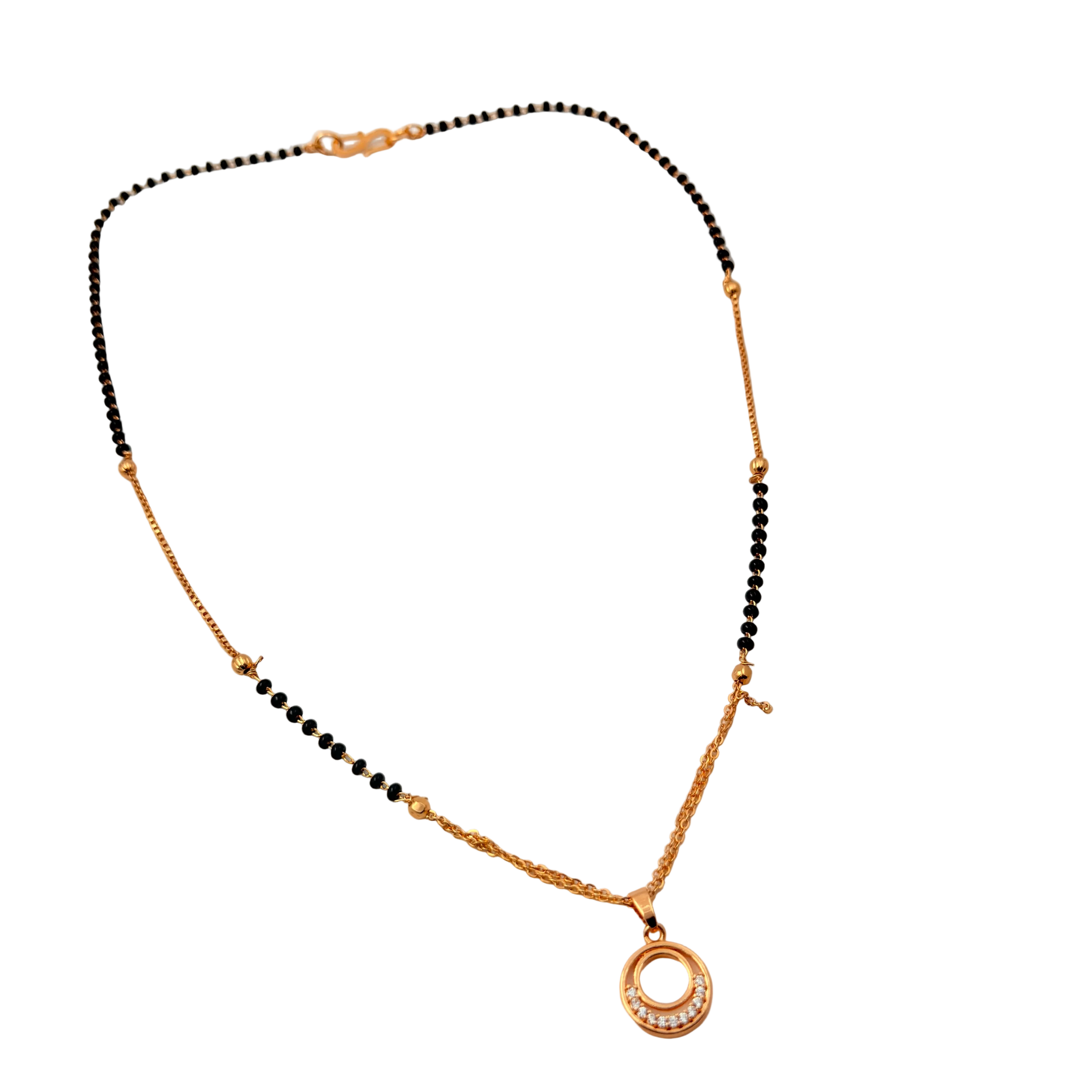 Radiant Circle Mangalsutra Necklace
