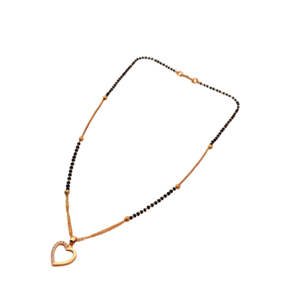 Elegant Heart Mangalsutra Necklace