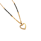 Elegant Heart Mangalsutra Necklace