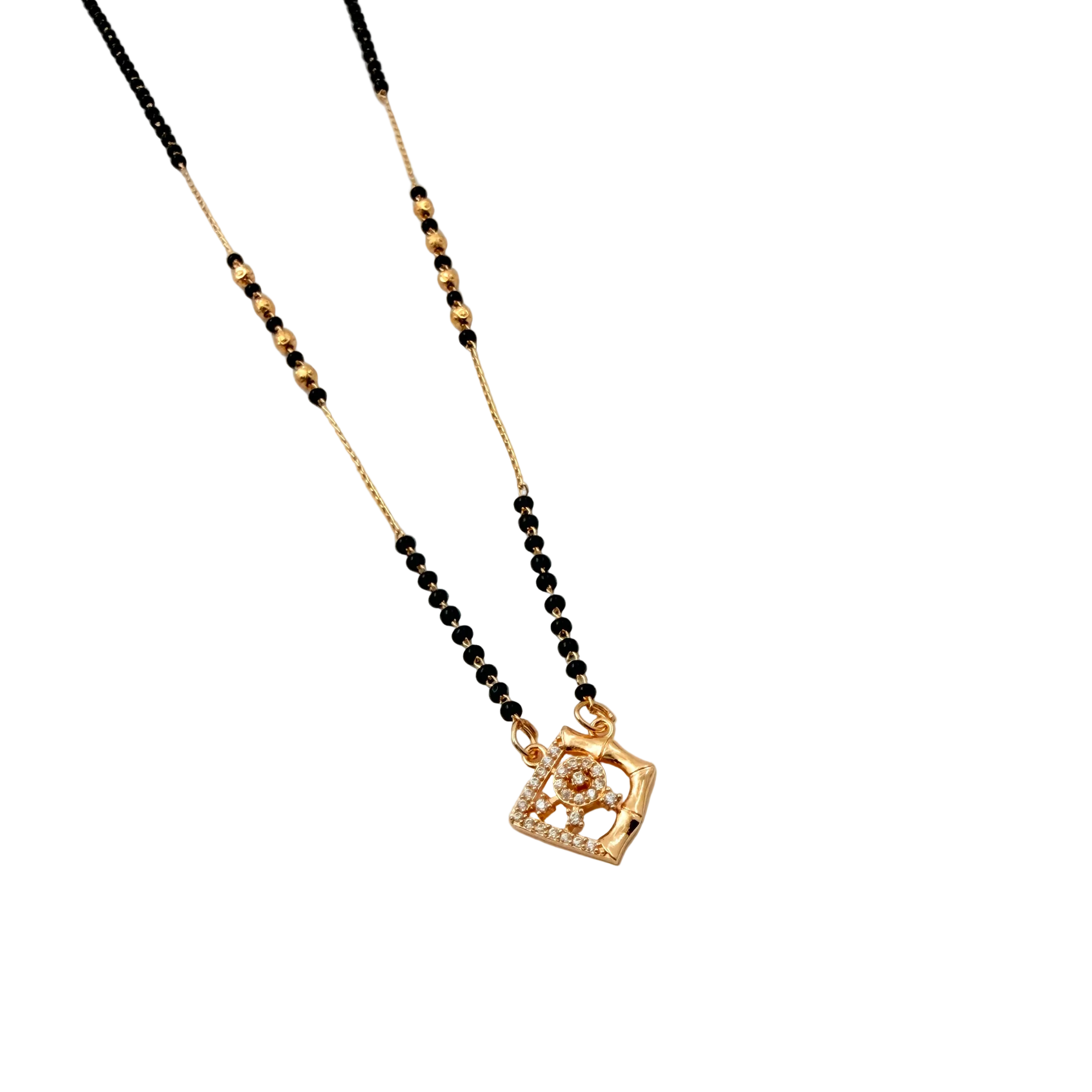 Radiant Square Mangalsutra Necklace